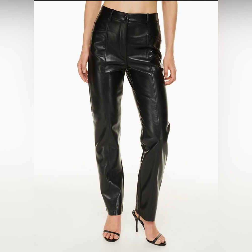 Aritzia Rebel Faux Leather Pants